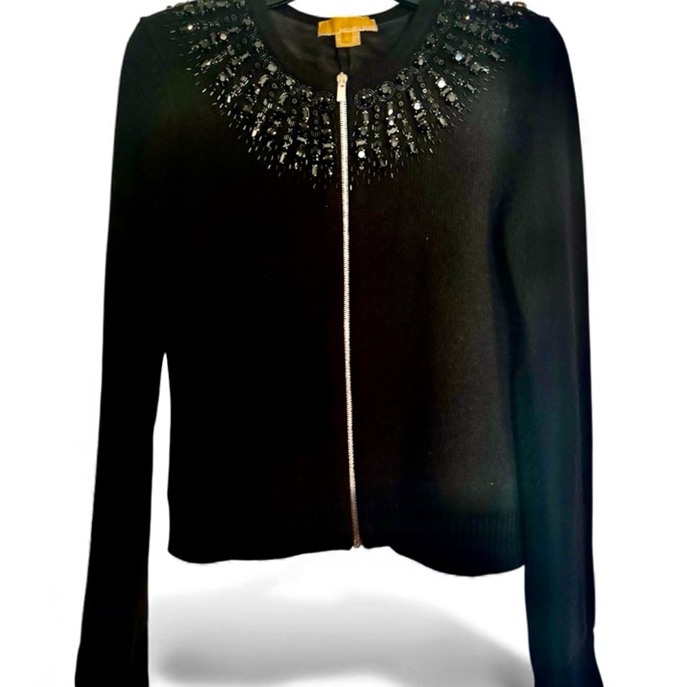 Michael Kors Black Knit Cardigan